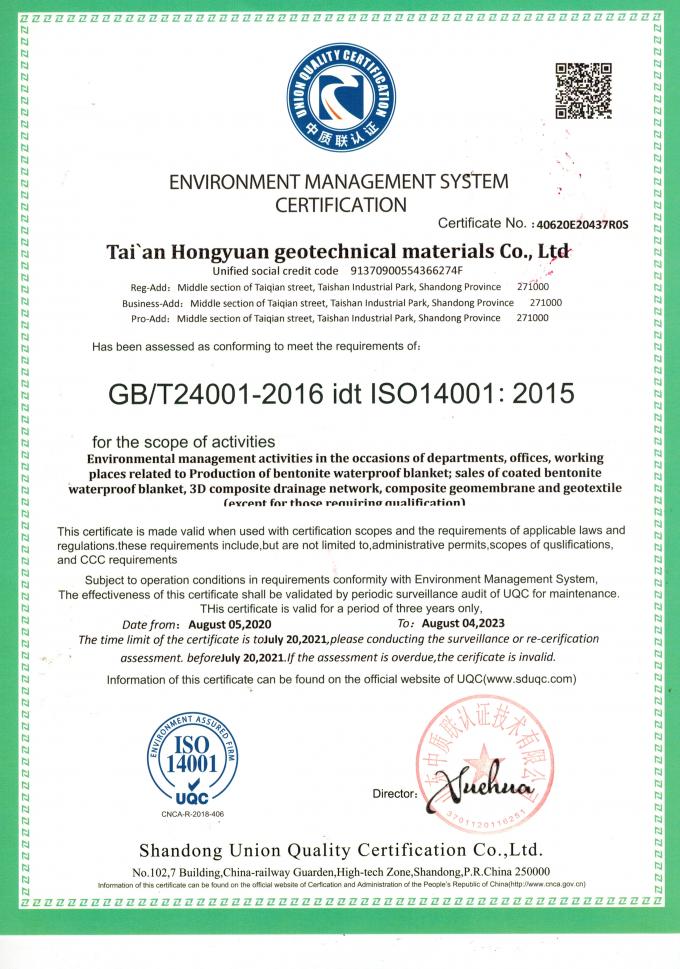 Bentonite Geotextile for Pond Liner Natural Sodium Bentonite Geosynthetical Clay Liner 13