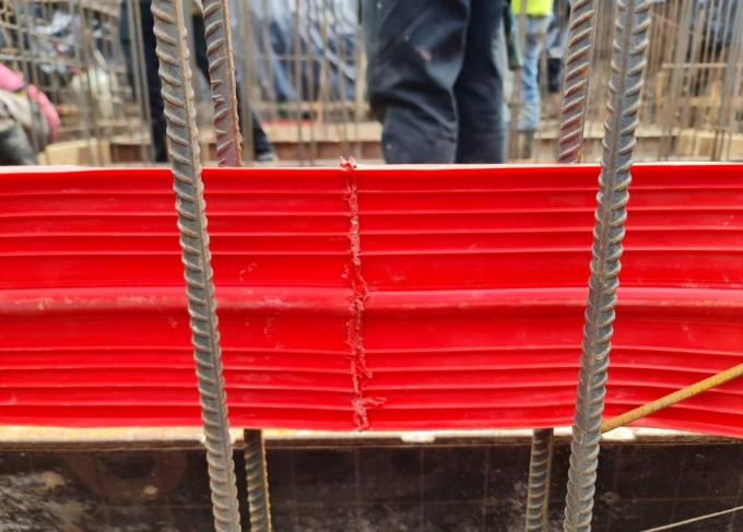 White Polyester Core Material 200mm Width PVC Water Stop Belt for Concrete Joint Sealing 10