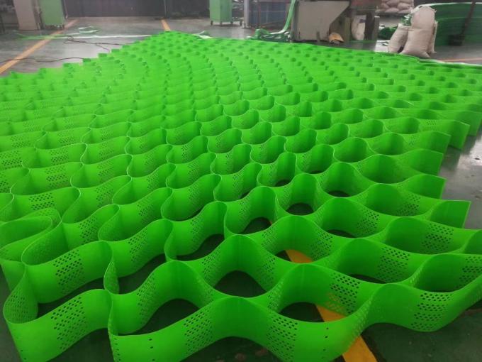 Green Ultrasonic Welding Textured Geocell Ground Grid Paver with Modern Design Style 2