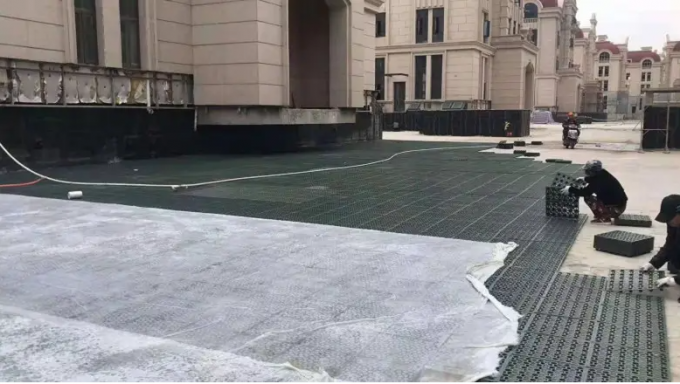 Rectangle Waterproof HDPE Drainage Board Dimple Membrane Drain Mat for Green Roof 6