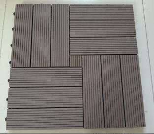 DIY Floor Plastic Click Base Deck Tile with 10-14mm Thickness and Cutting Service 4