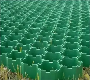 Vehicle and Pedestrian Traffic Stabilized with Plastic Grass Grid Core Landscape 4