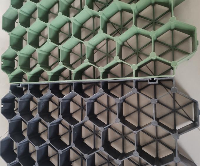 Vehicle and Pedestrian Traffic Stabilized with Plastic Grass Grid Core Landscape 2