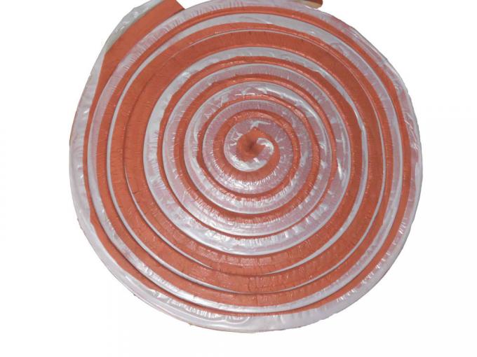 Vulcanized Red Rubber and Bentonite 400% Swelling Water Stop Strip for Concrete Joint 0