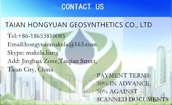 3500g-6500g Waterproof Membrane Bentoite Geotextile Liner GCL with 0.2mm HDPE Geomembrane 15