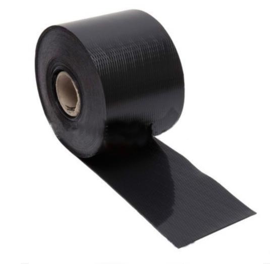 Black Embossed Polythene Damp Proof Course for Wall Hotel Construction Waterproof 2