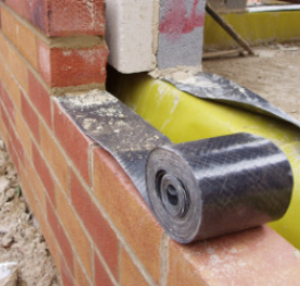 Black Embossed Polythene Damp Proof Course for Wall Hotel Construction Waterproof 7