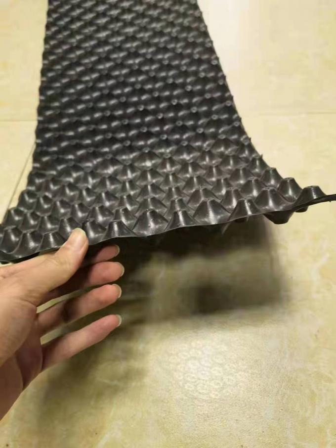 PE Core Material Concave Convex Water Storage and Drainage Board for Roof Construction 1