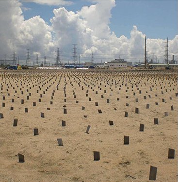 Extruding Plastic Modling Type Prefabricated Vertical Drain PVD for Soft Soil Treatment 6